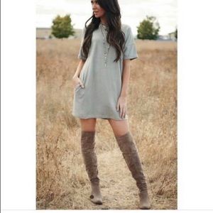 NanaMacs! Suede dress with pockets!
